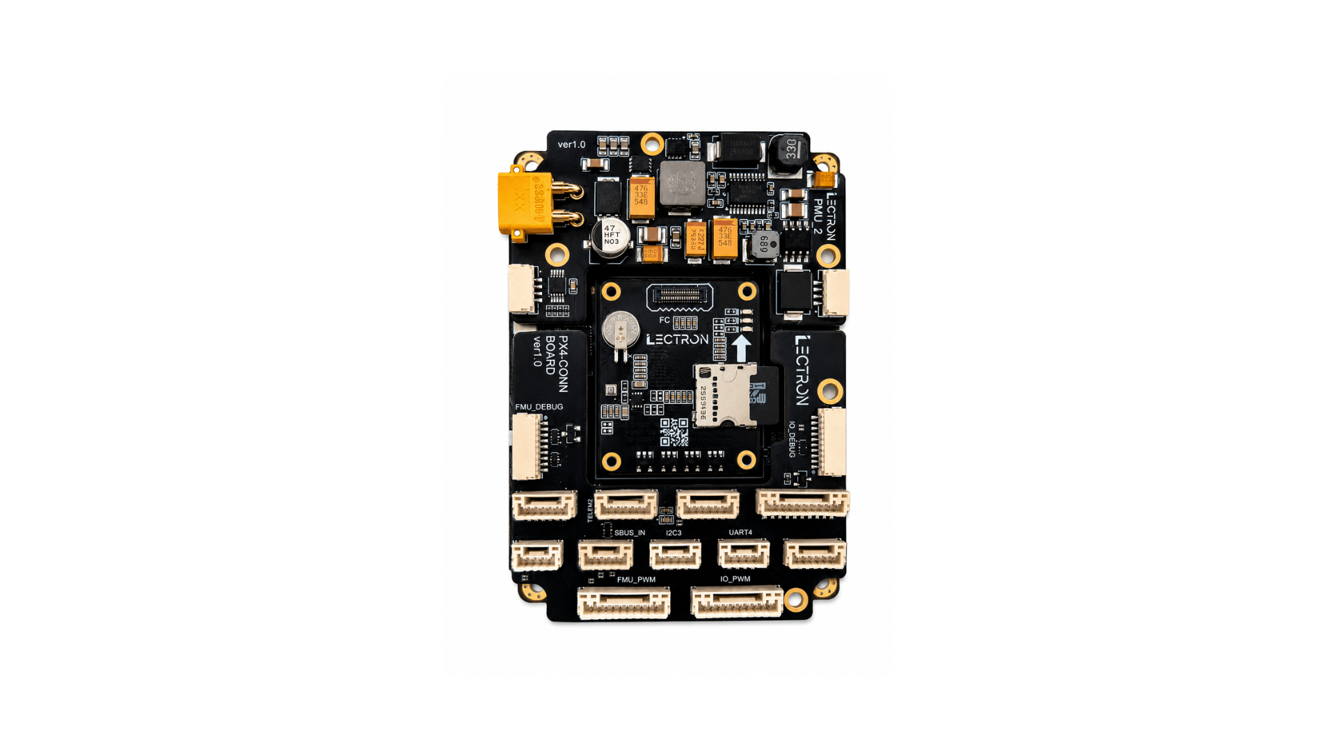 Fully assembled board stack