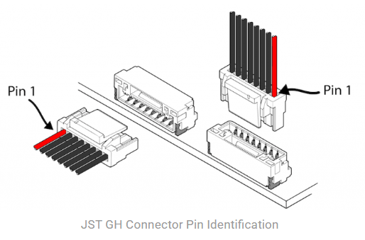 JST GH Connector Pin Identification